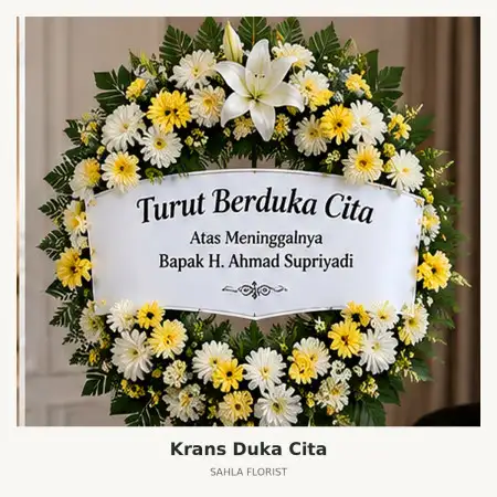 Krans Bunga Duka Deli Serdang